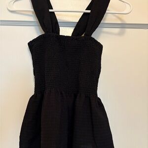 Madewell Textured Black Top